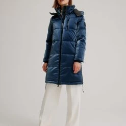 Budget 😀 Arctic Expedition Meribel Maxi Liquid Shine Puffer - 👩 women 🎁