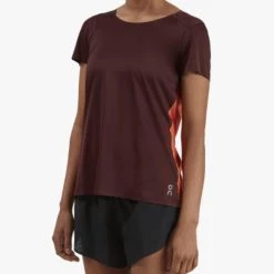 Best Sale ๐ฅฐ On Running Performance T-Shirt in Mulberry/Spice - ๐ฉ women ๐ฅ