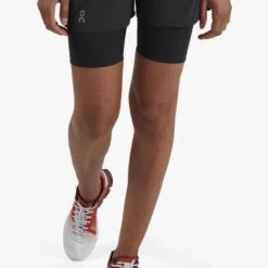 New ⌛ On Running Active Two-In-One Shorts in Black - 👩 women 🌟
