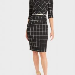 Brand new 🤩 Black Halo Jackie O 👗 Dress in Black/Ivory - 👩 women 🌟