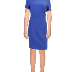 Cheapest ⌛ Black Halo 👩 Womens Short Sleeve Professional Wear to Work 👗 Dress 👏